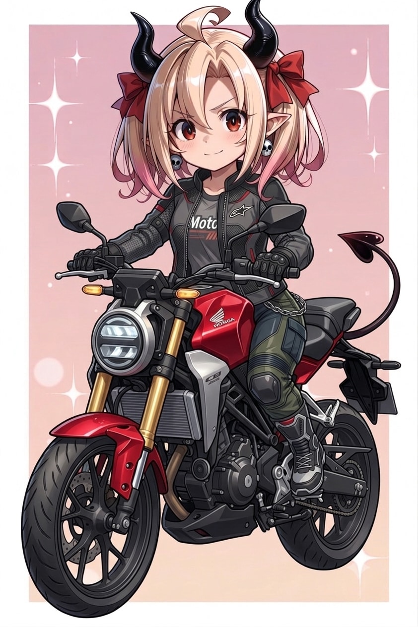 ベルちゃんとCB250R
