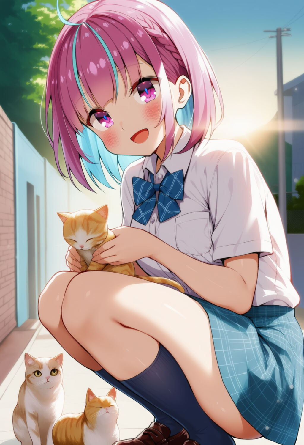 猫ちゃんかわいい♡（湊あくあ）