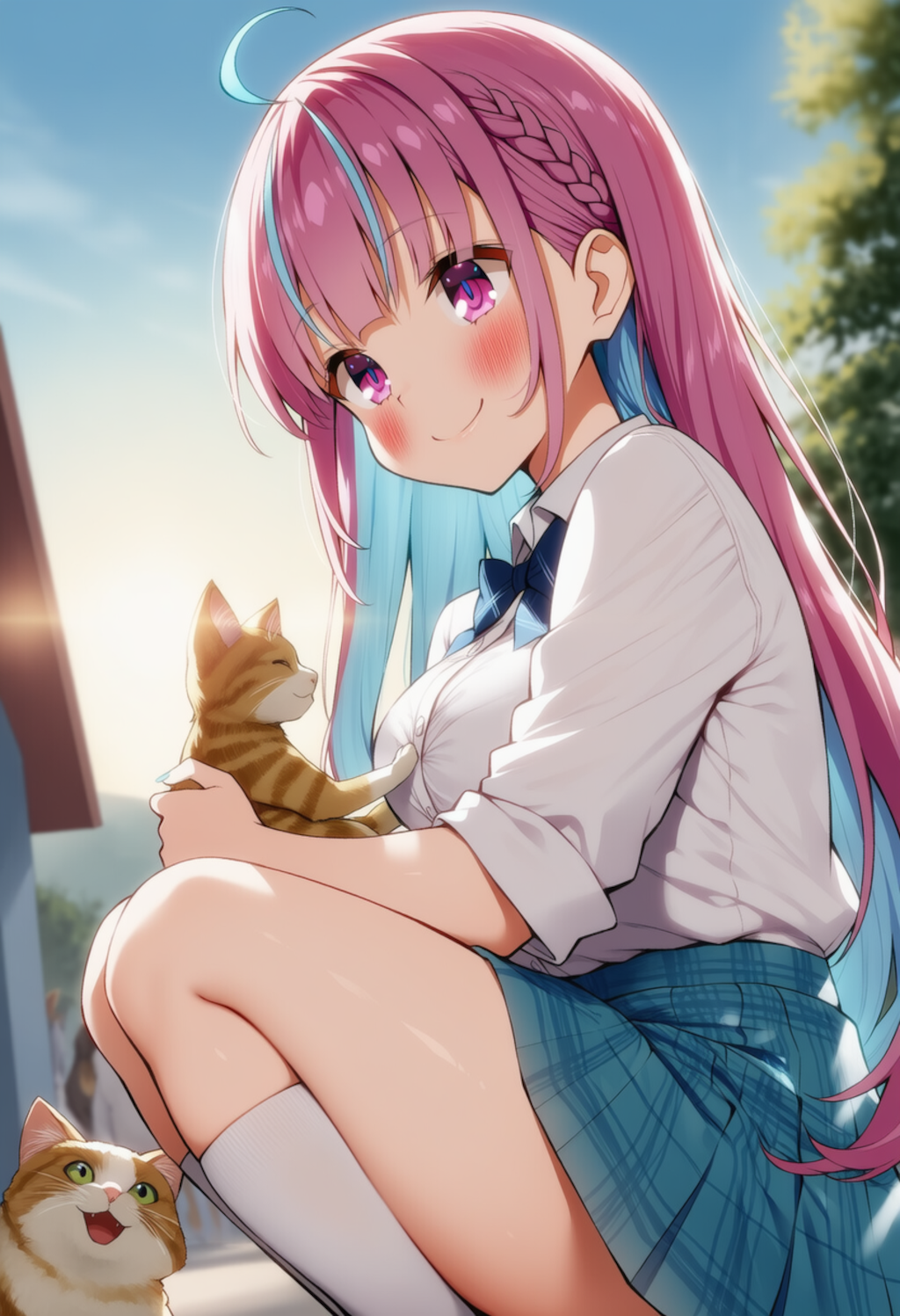 猫ちゃんかわいい♡（湊あくあ）