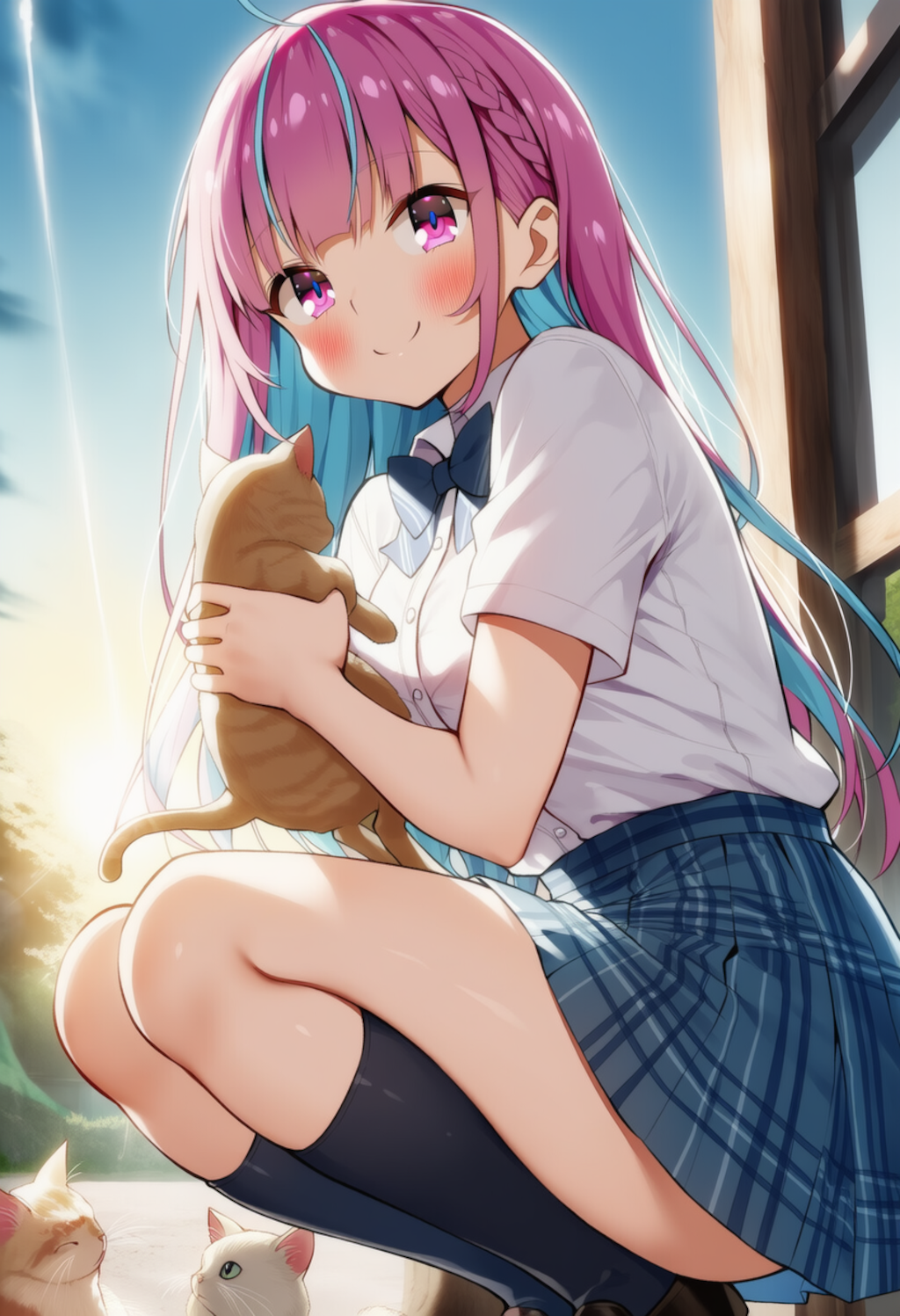 猫ちゃんかわいい♡（湊あくあ）