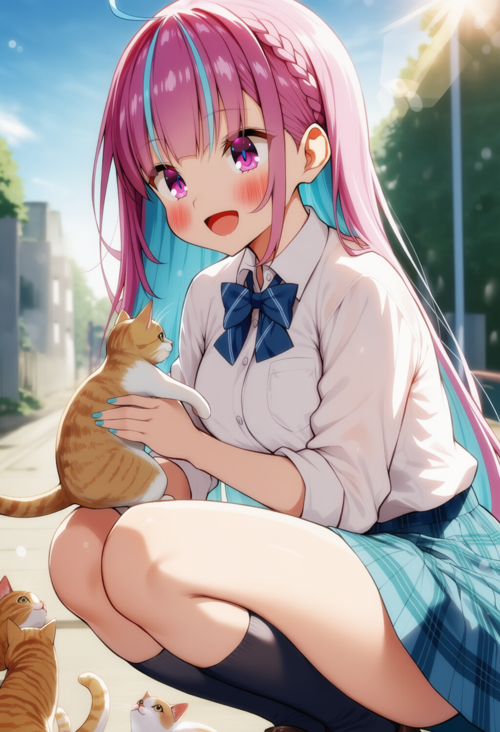 猫ちゃんかわいい♡（湊あくあ）