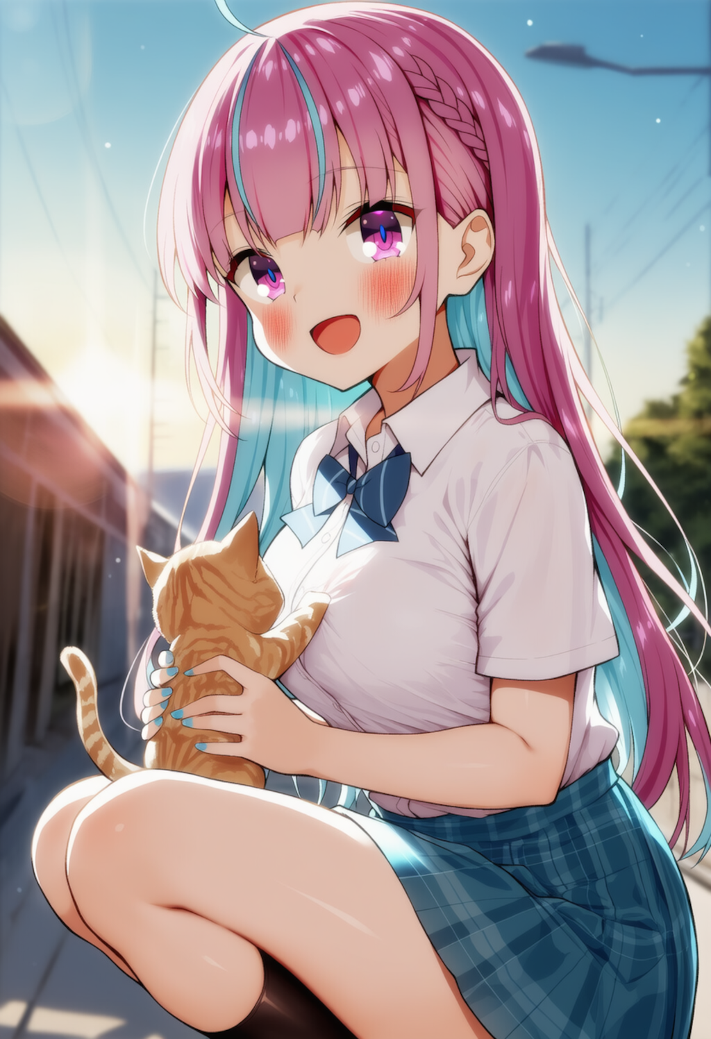 猫ちゃんかわいい♡（湊あくあ）