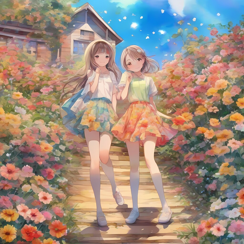 💓【2/2】パステルカラーの花畑