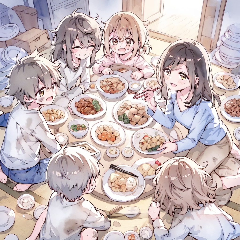 食事風景 | の人気AIイラスト・グラビア