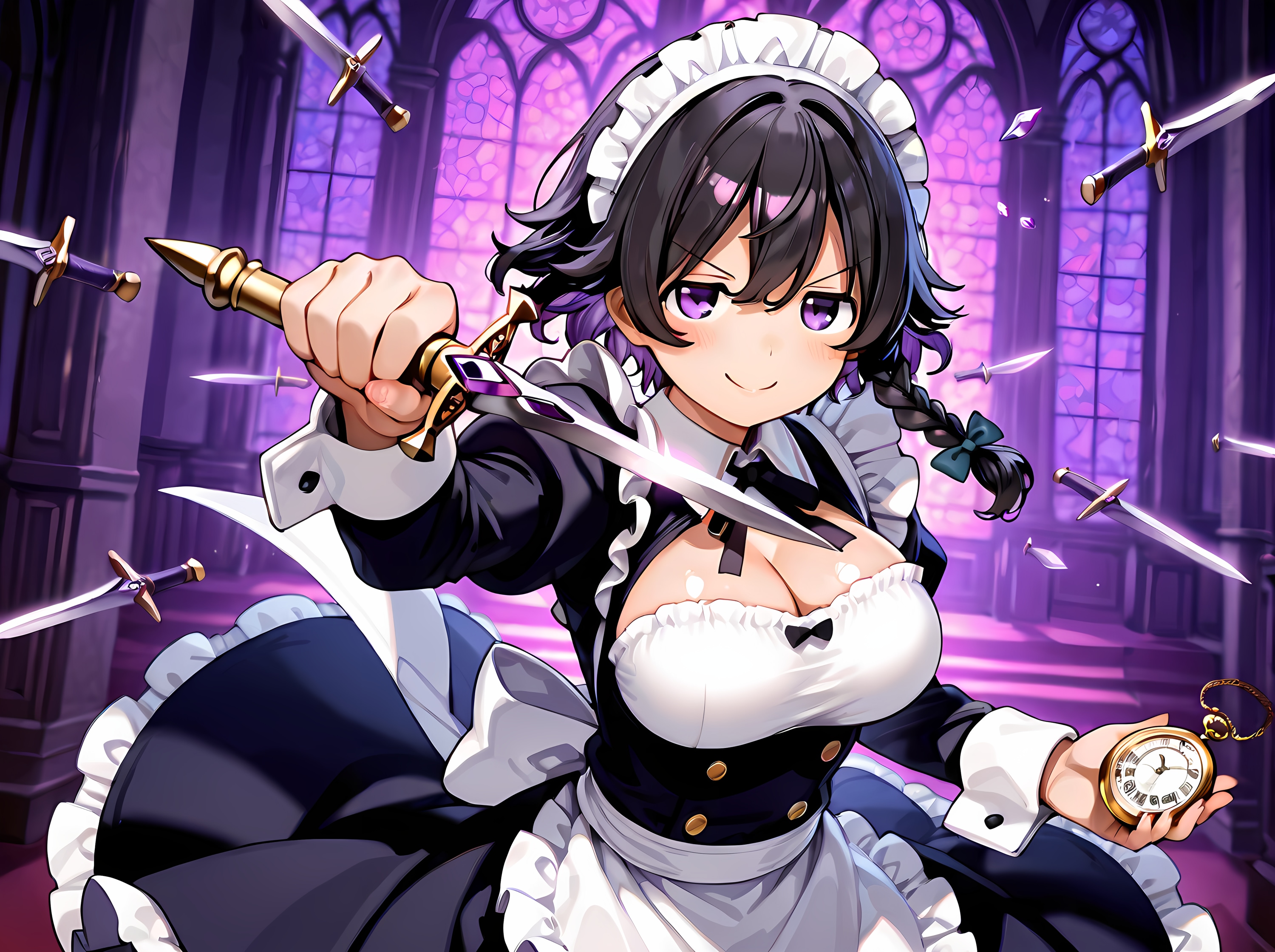 一日メイド長🕓 | の人気AIイラスト・グラビア