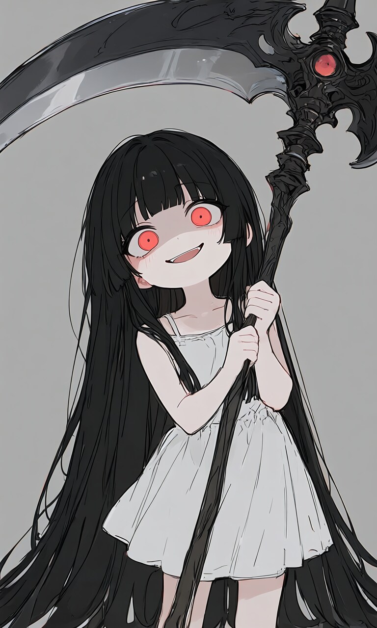 死神姫のモデル実験① | の人気AIイラスト・グラビア