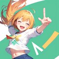 元気な女の子、アニメとイラスト 2枚目