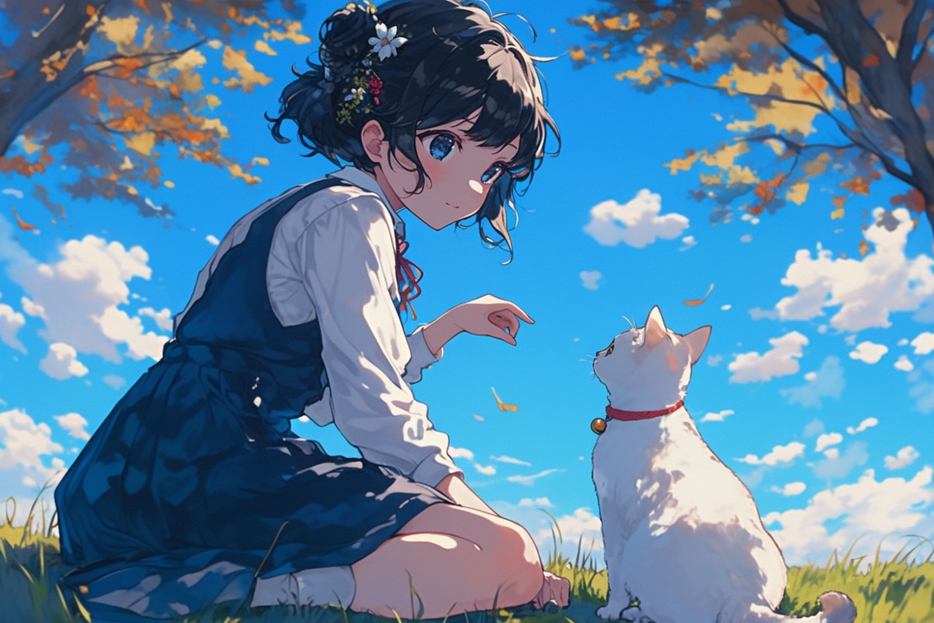 猫🐈とおだんごちゃん🍡✨94 | の人気AIイラスト・グラビア