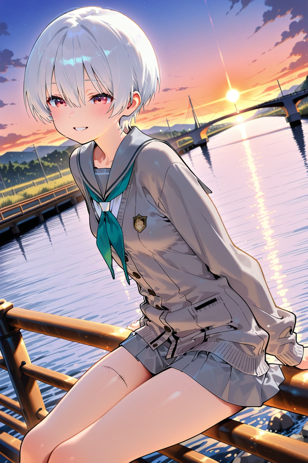 ちょっと考え事をな… | の人気AIイラスト・グラビア