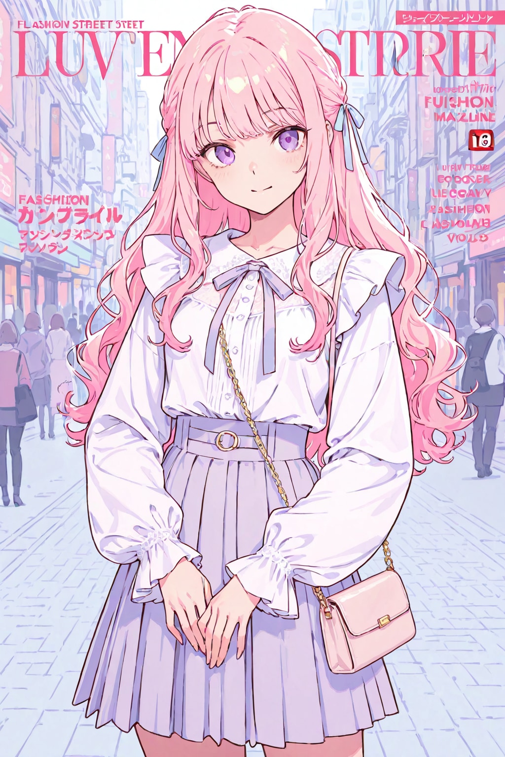 ピンク髪ちゃん | の人気AIイラスト・グラビア