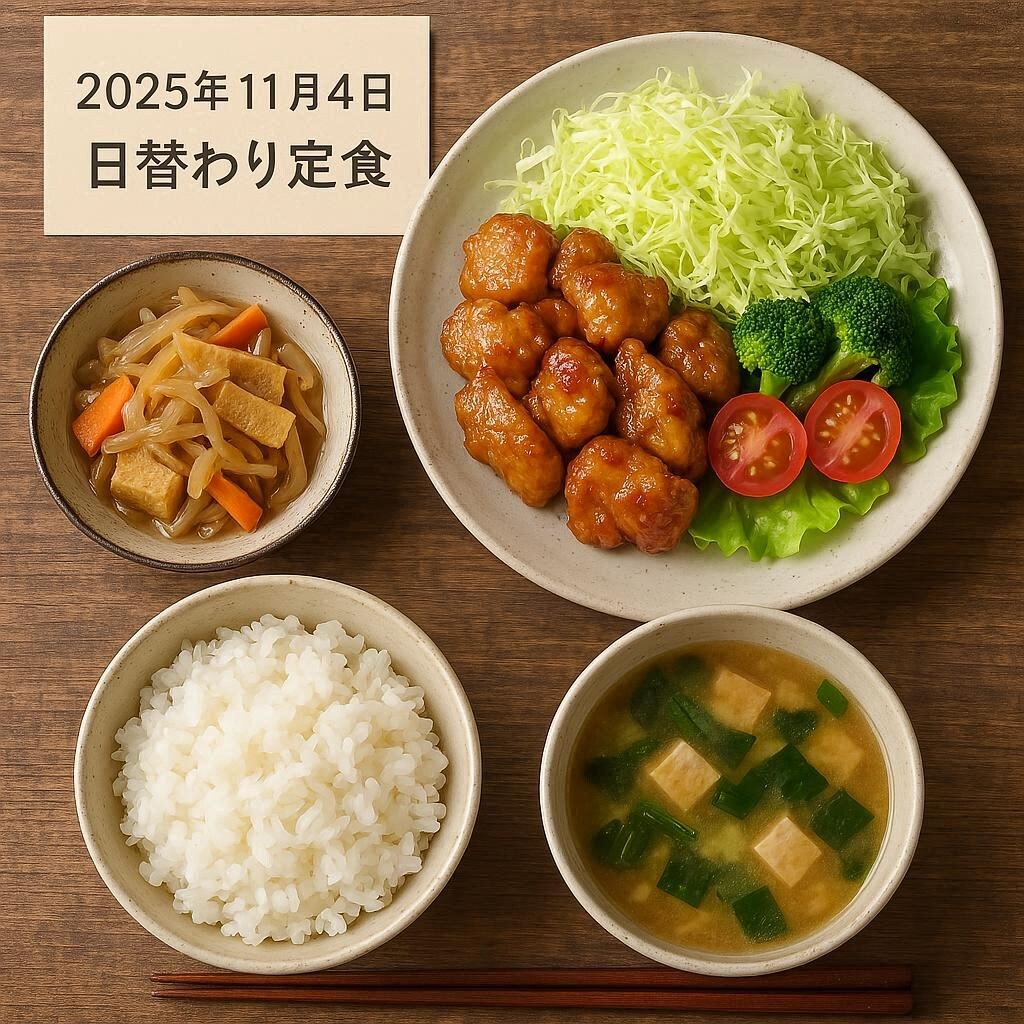 本日の日替わり定食