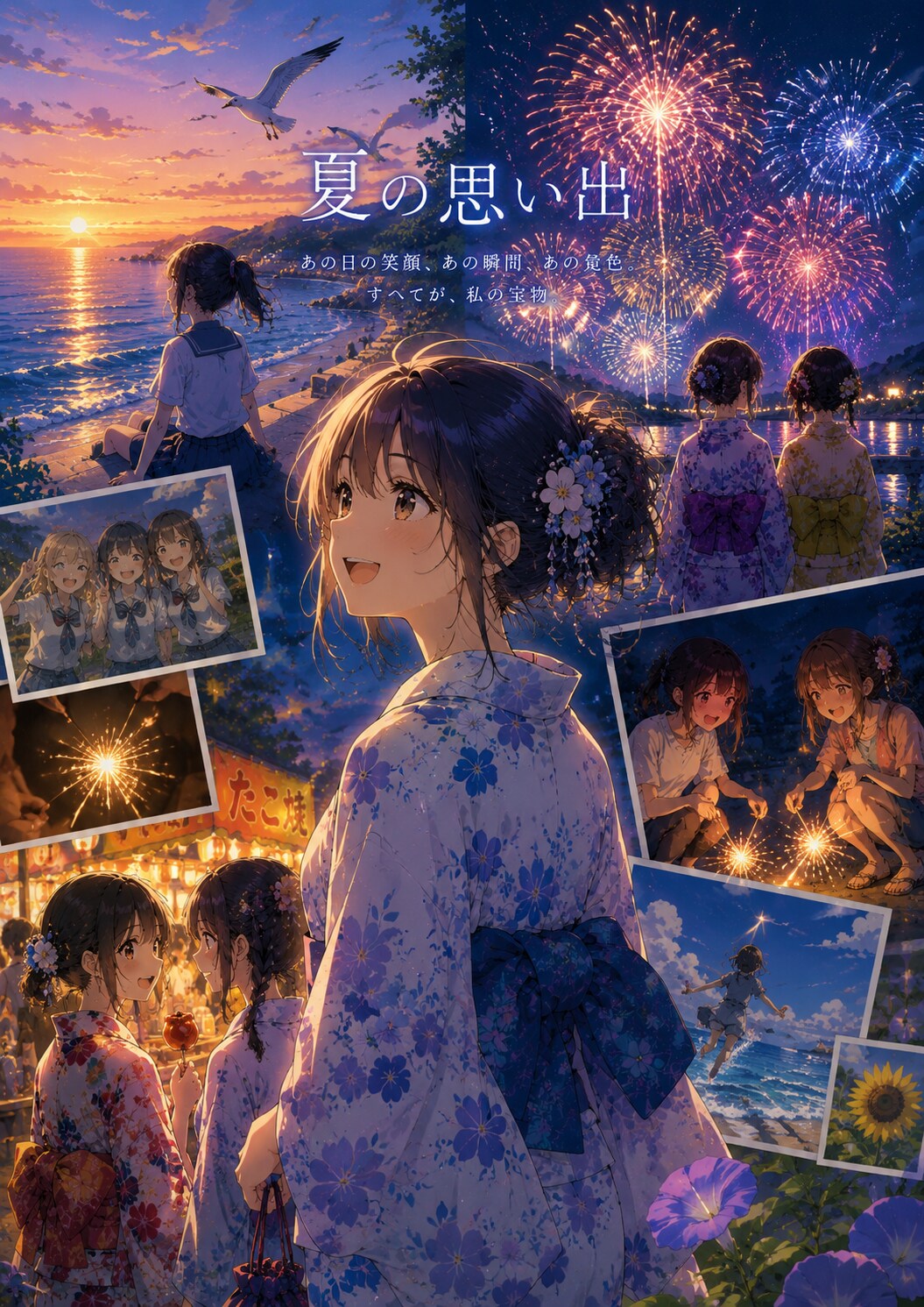 夏の思い出 | の人気AIイラスト・グラビア