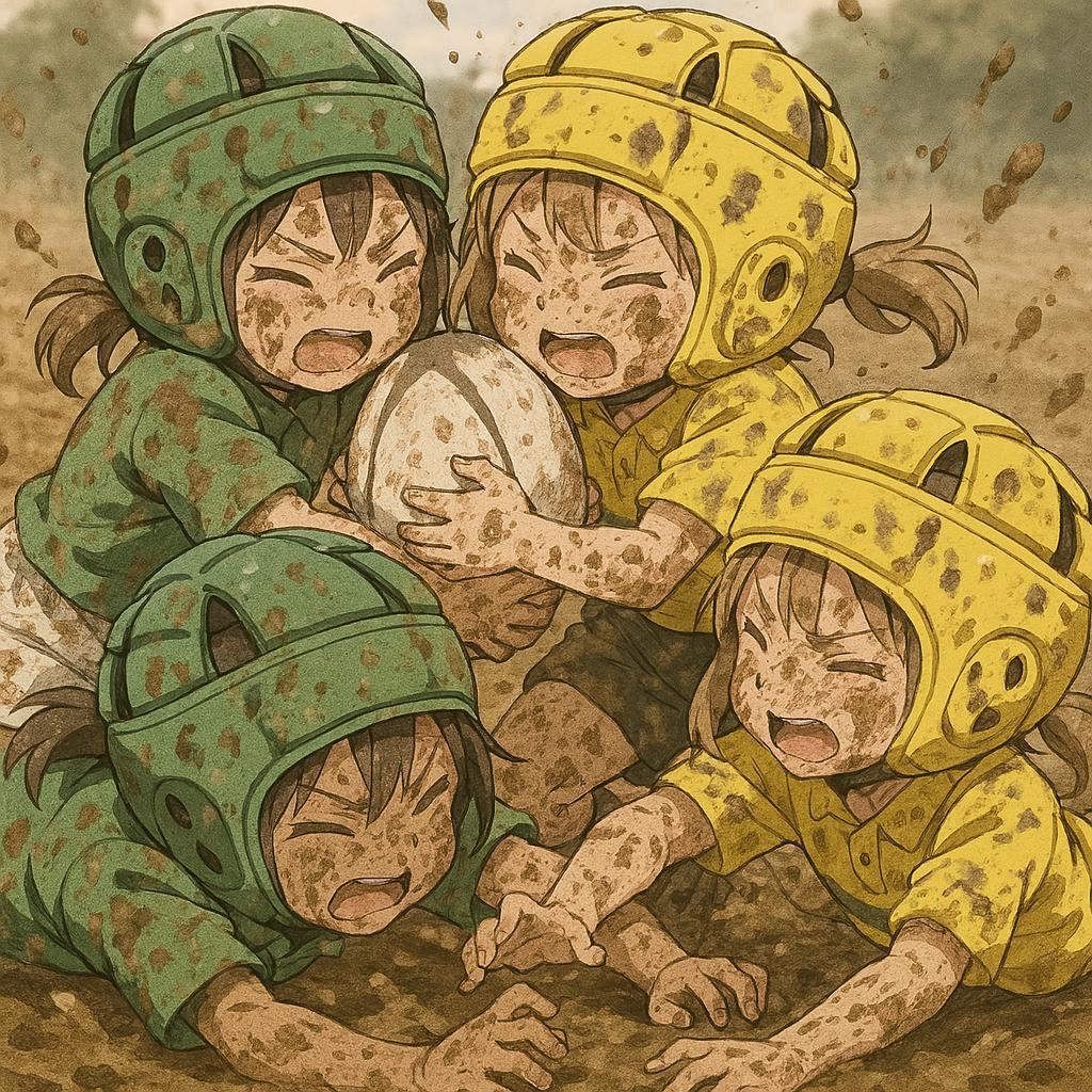 🏉泥まみれの女子ラグビー 156 | の人気AIイラスト・グラビア