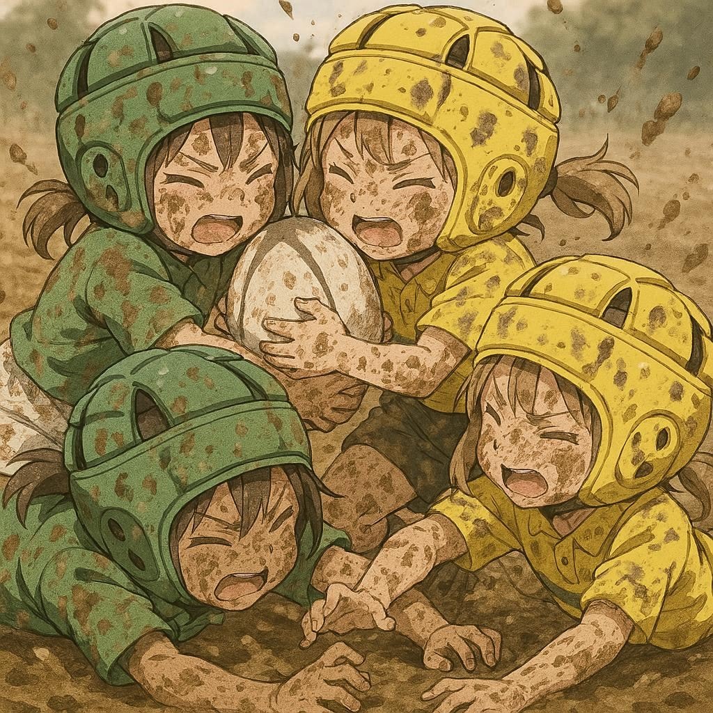 🏉泥まみれの女子ラグビー 156