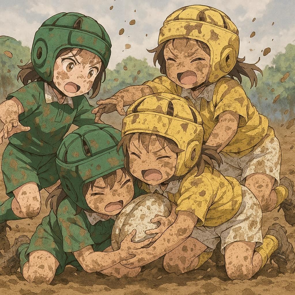 🏉泥まみれの女子ラグビー 156