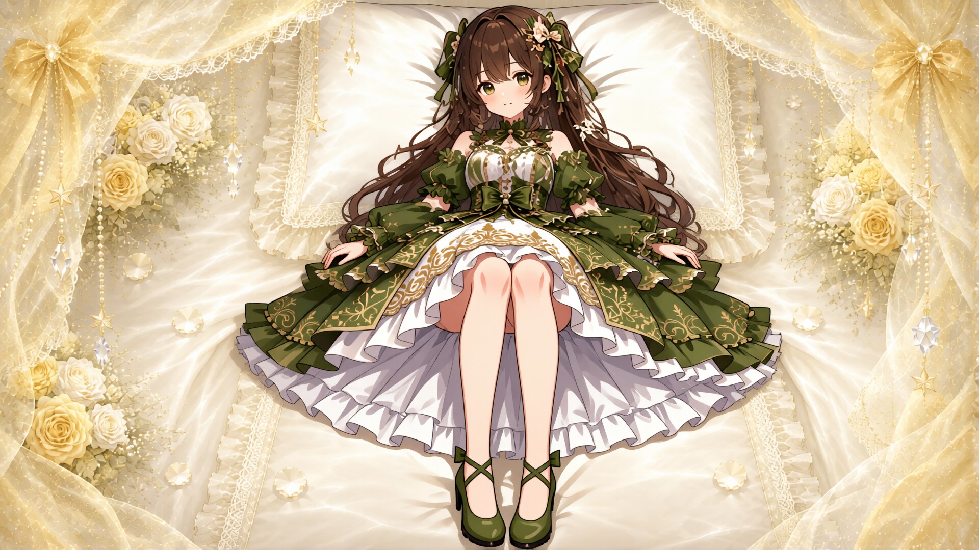 茶髪少女とドレス　その7-1