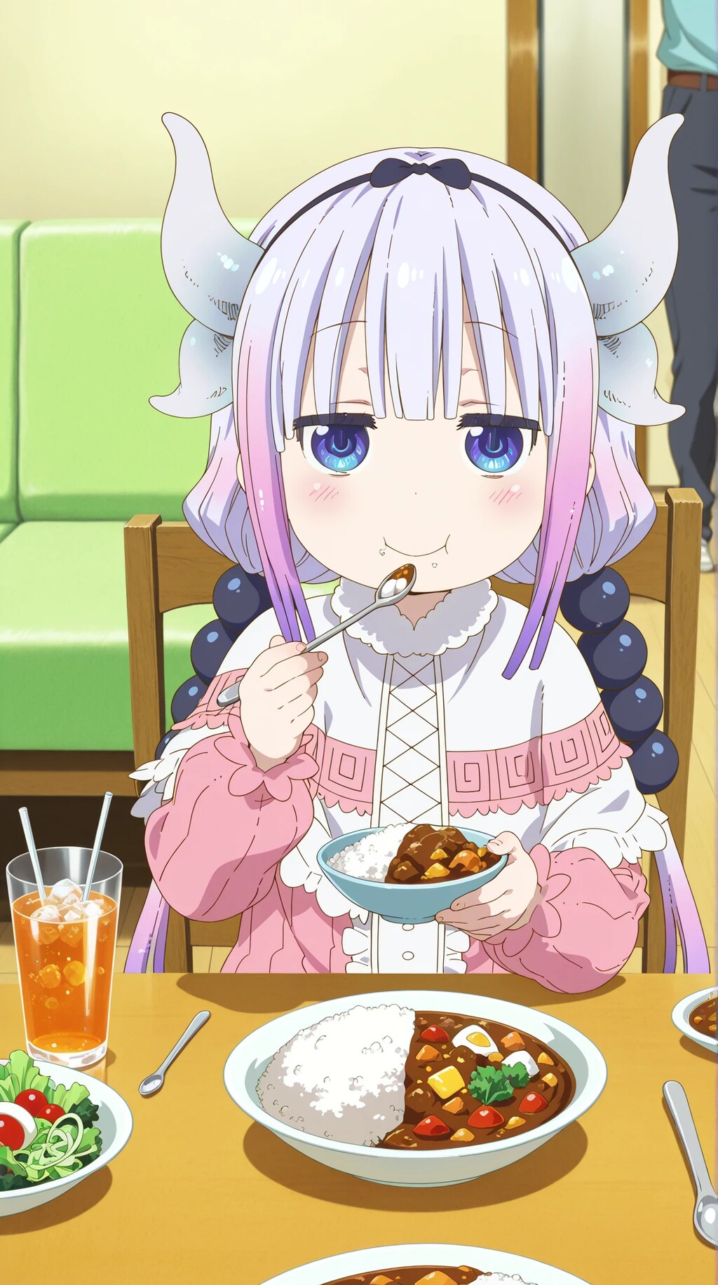 小林さんちのメイドラゴン　カンナ　🐲  カレー  💖