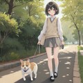 犬のお散歩 2枚目