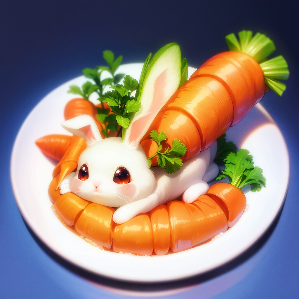うさぎのサラダ