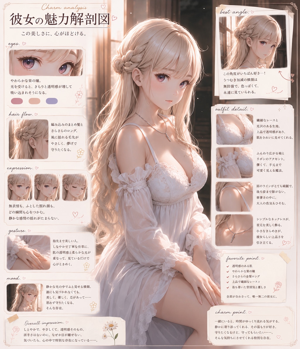 328 彼女の魅力解剖図