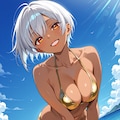 GWの金色ビキニ 2枚目