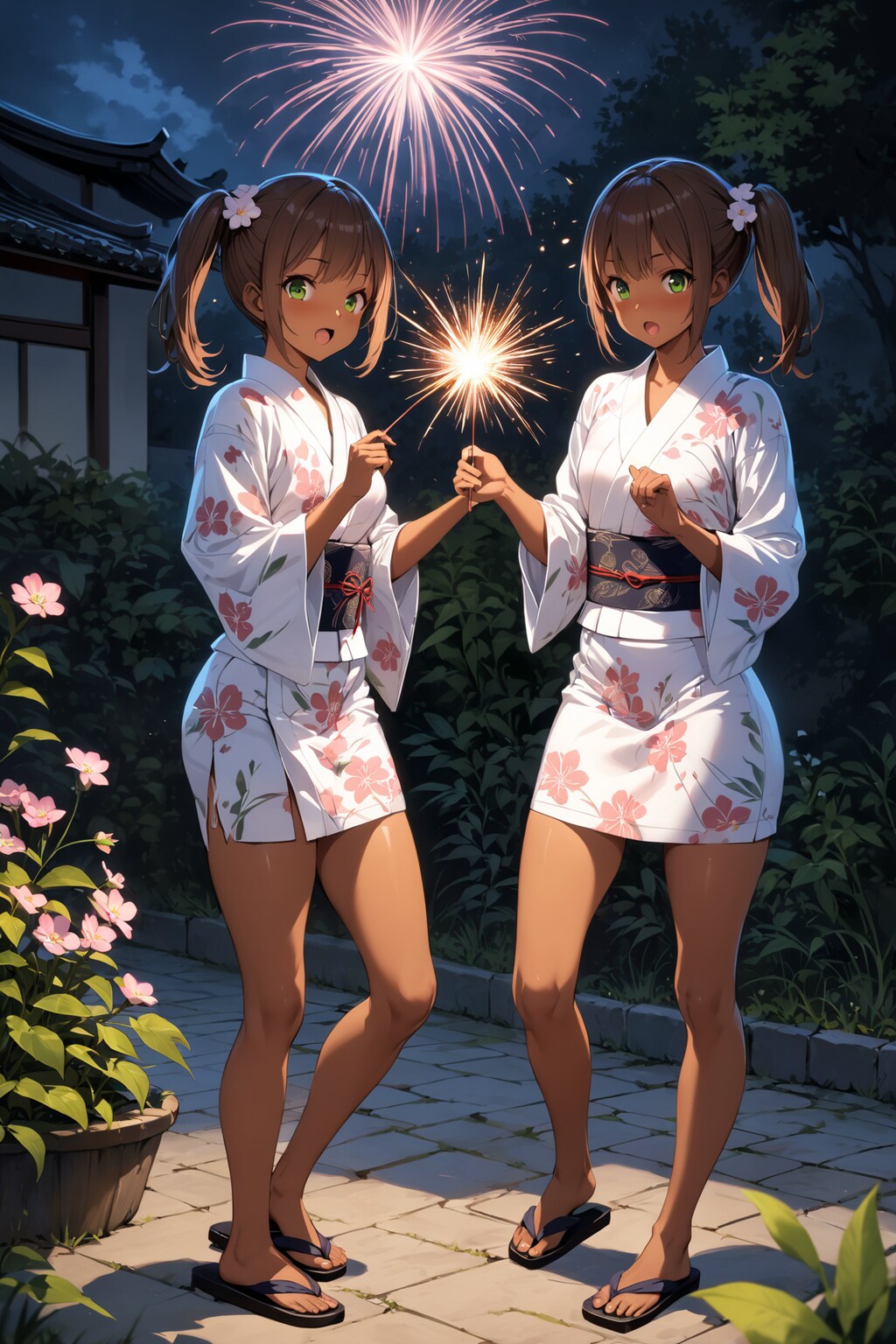 幼なじみと花火 Y815