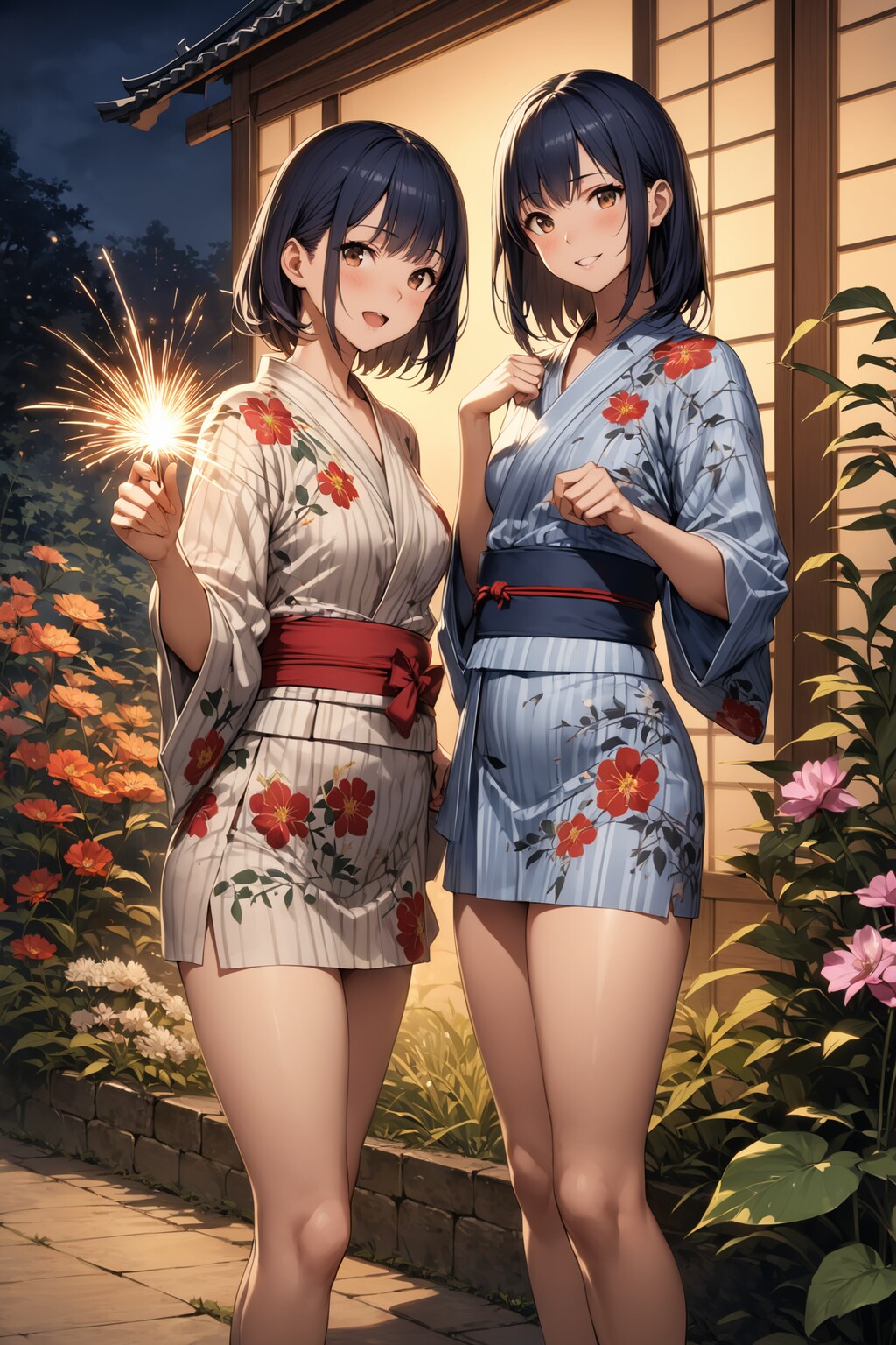 幼なじみと花火 Y815