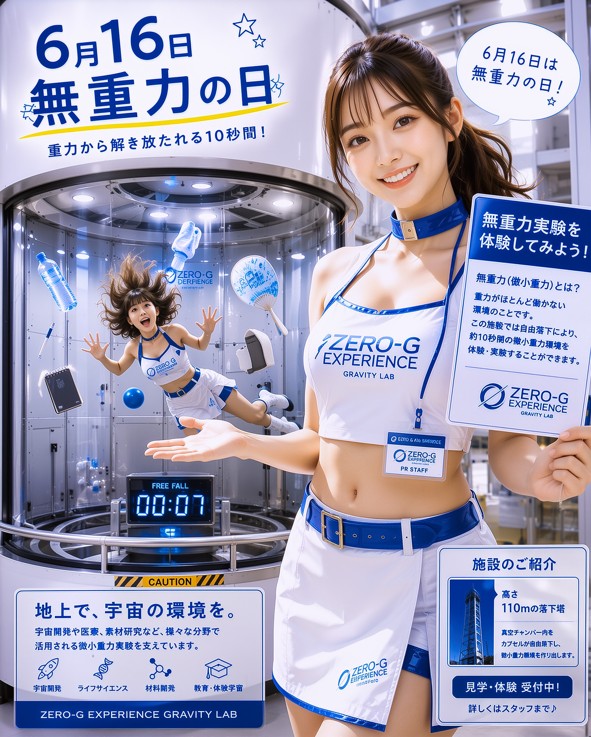 今日の１枚(6月16日)無重力の日
