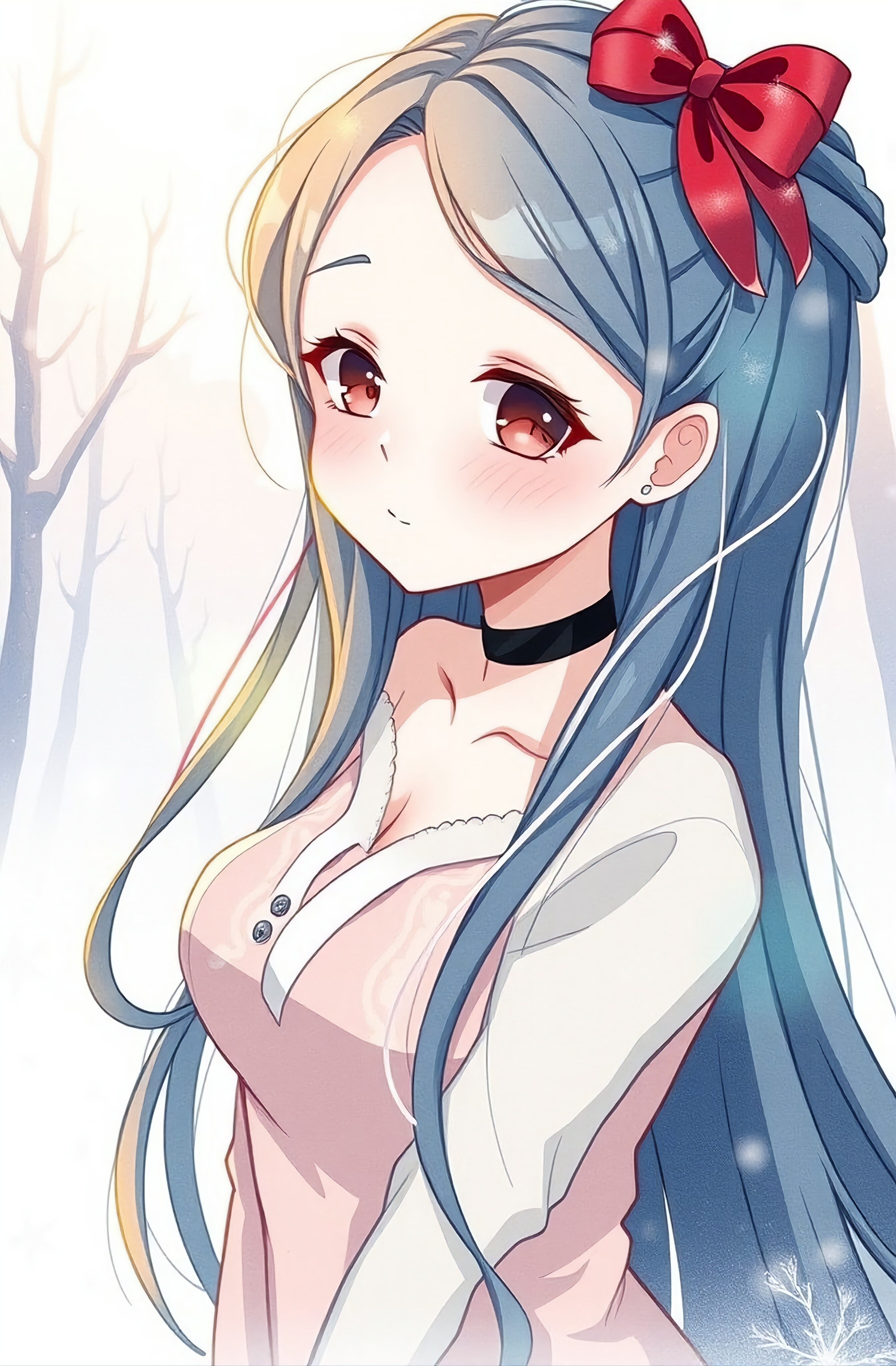白の雪に染まる姫