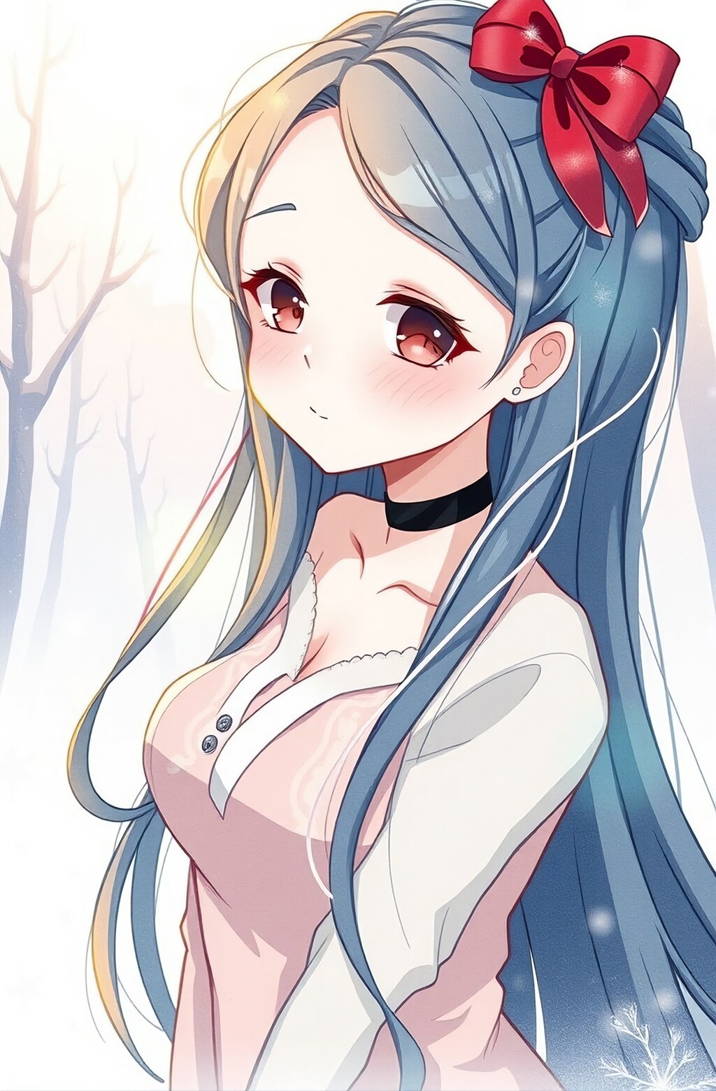 白の雪に染まる姫