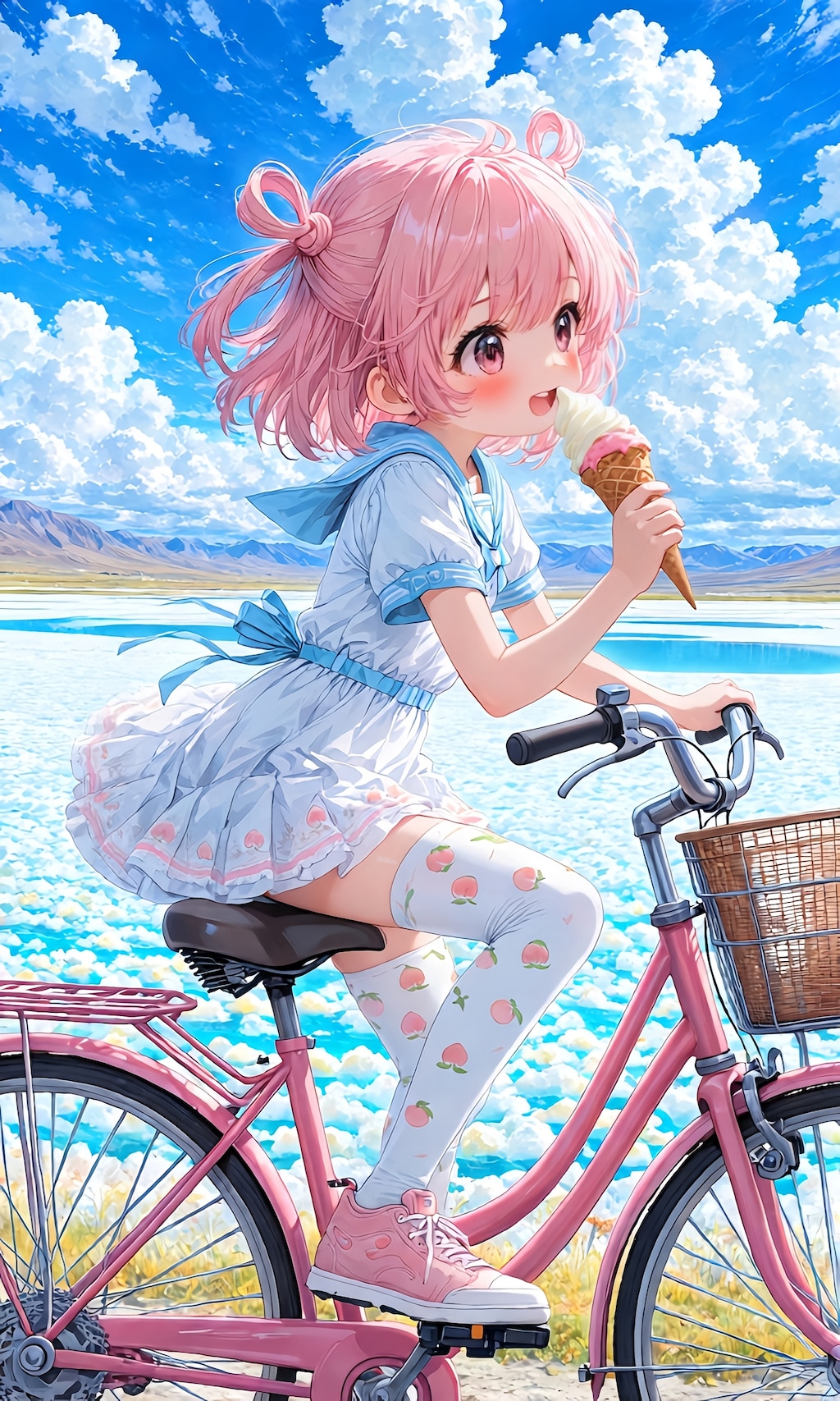 桃音ちゃんとサイクリング