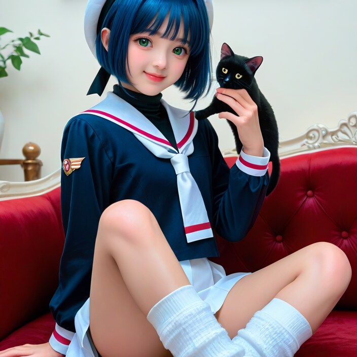 カードキャプターさくらのコスをする結衣