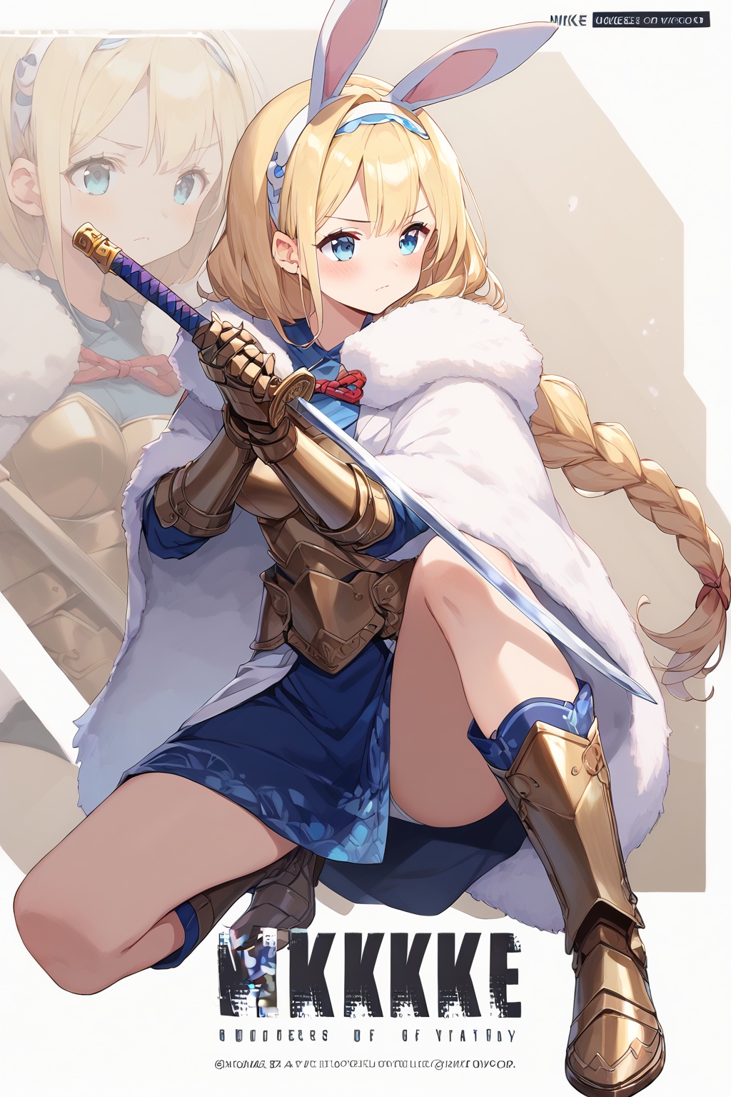 NIKKEプロフィール的うさみみナイト | の人気AIイラスト・グラビア