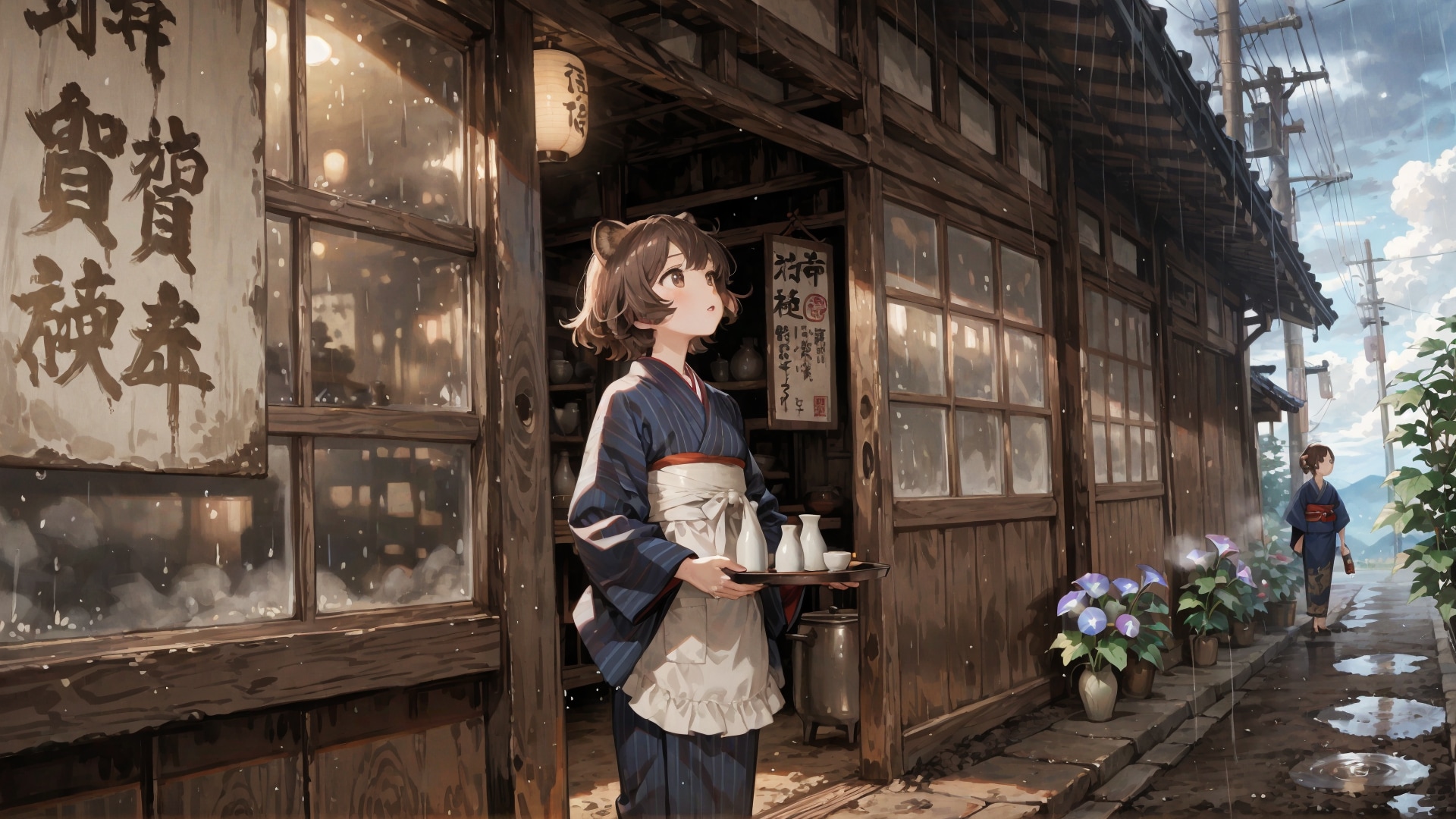 通り雨 | の人気AIイラスト・グラビア