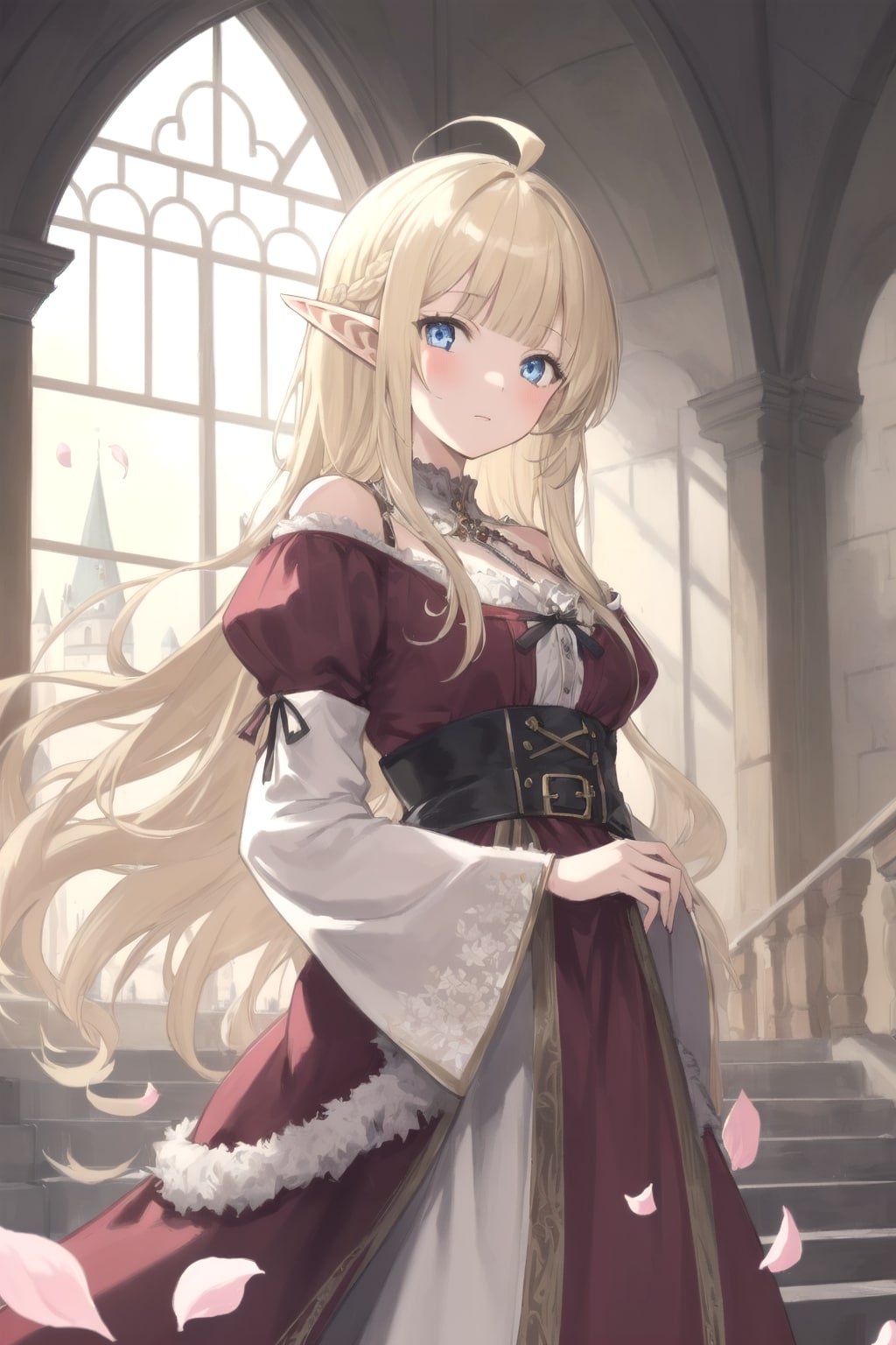 古城のエルフ | の人気AIイラスト・グラビア