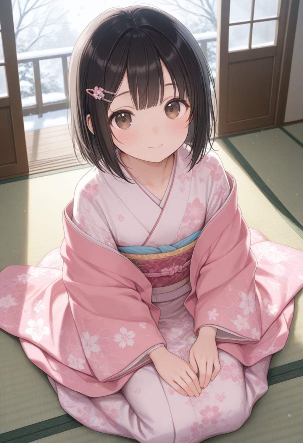 黒髪の美少女(208)