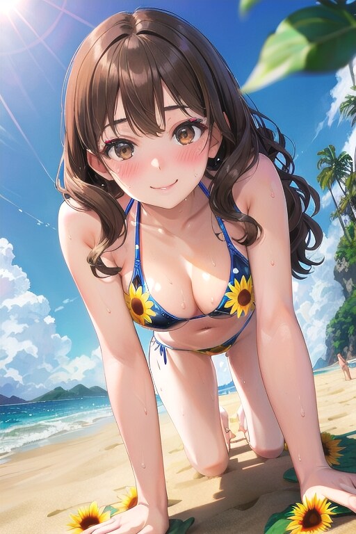 ひまわり✖️ビキニ