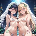二次会の花嫁とブライズメイド 4枚目