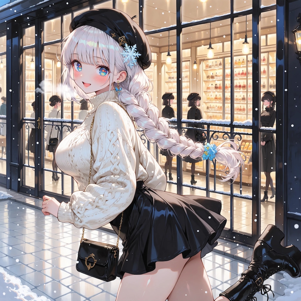 似合うかな？　冬のミニスカコーデ