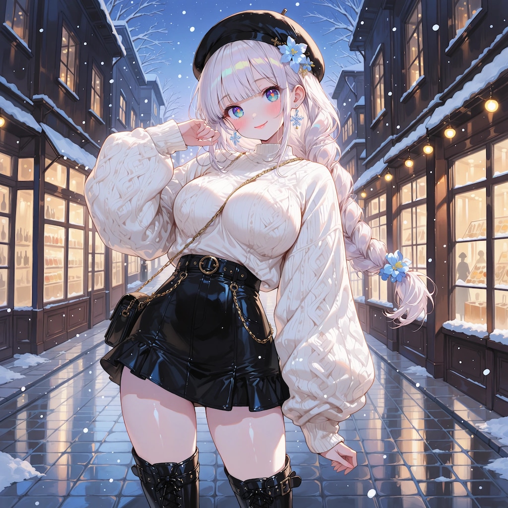 似合うかな？　冬のミニスカコーデ