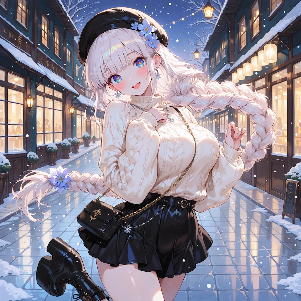 似合うかな？　冬のミニスカコーデ