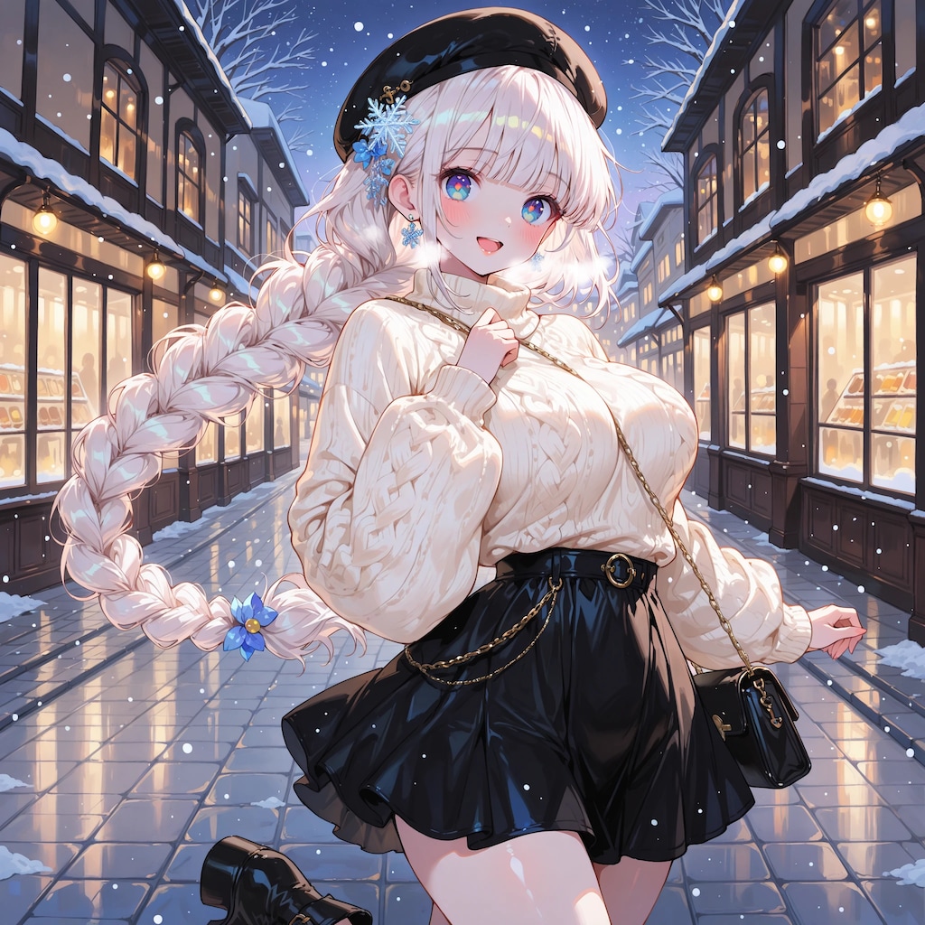 似合うかな？　冬のミニスカコーデ