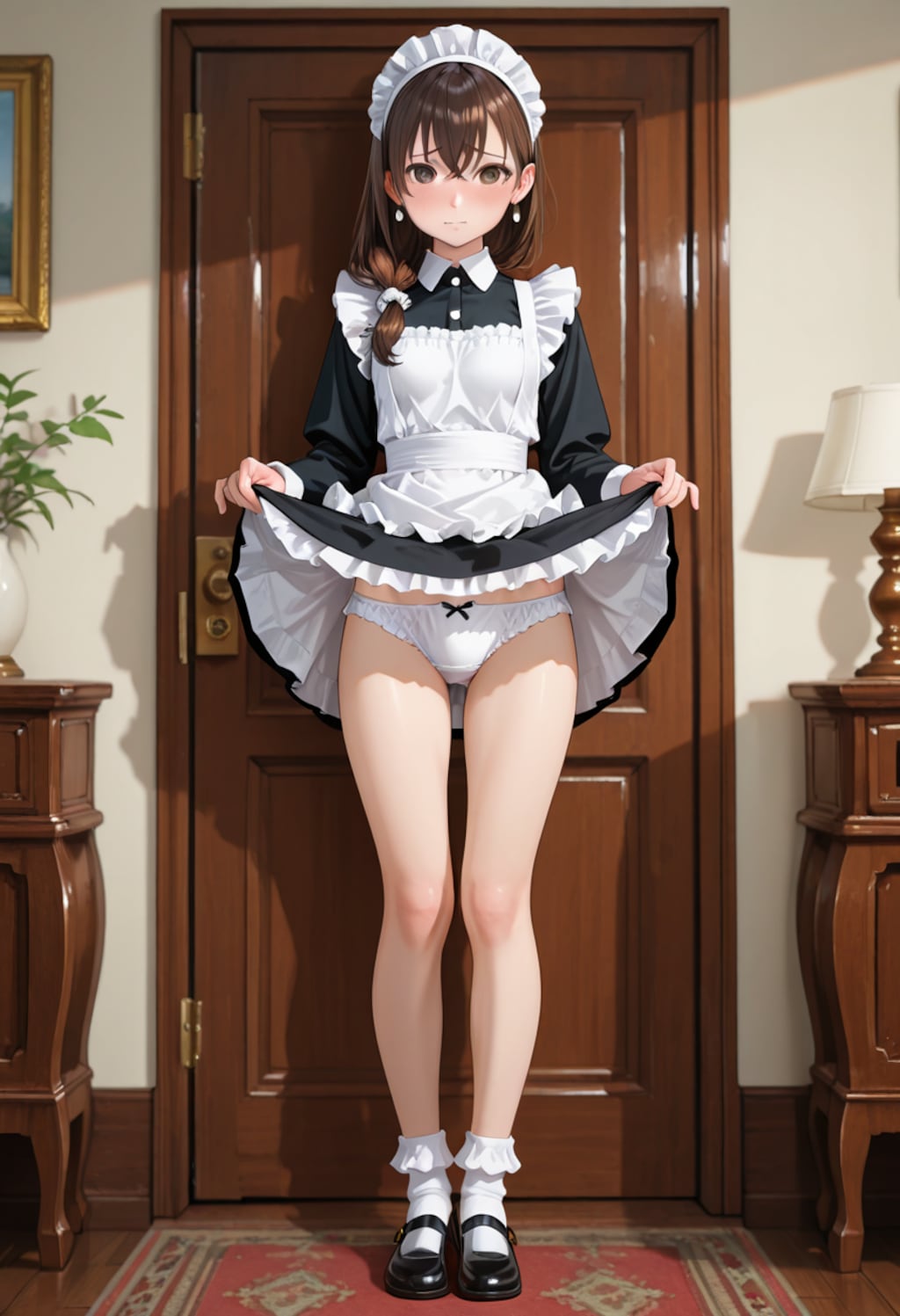 歩美 Maid Costumes R15 (1)