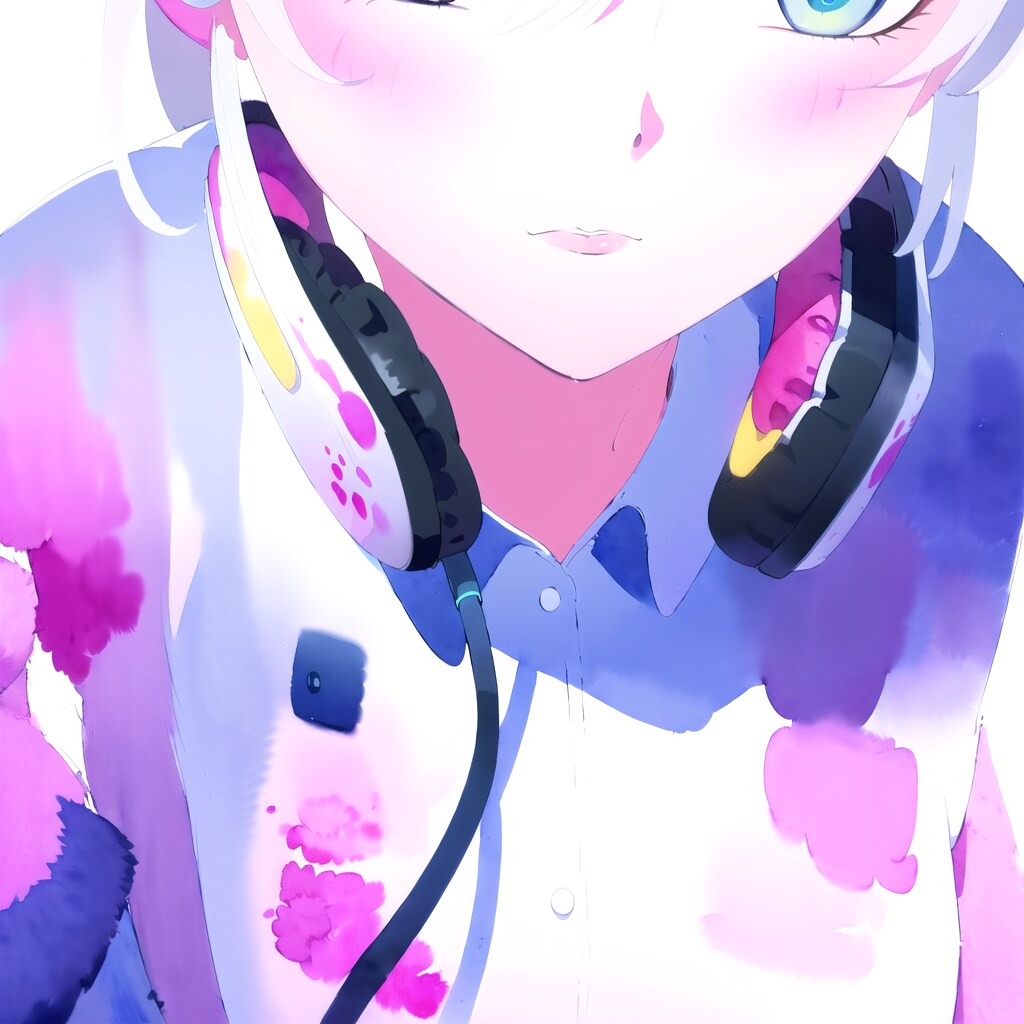 ヘッドホン | の人気AIイラスト・グラビア