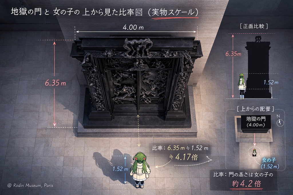 静岡県立美術館 ロダン館《地獄の門》— Scale Study