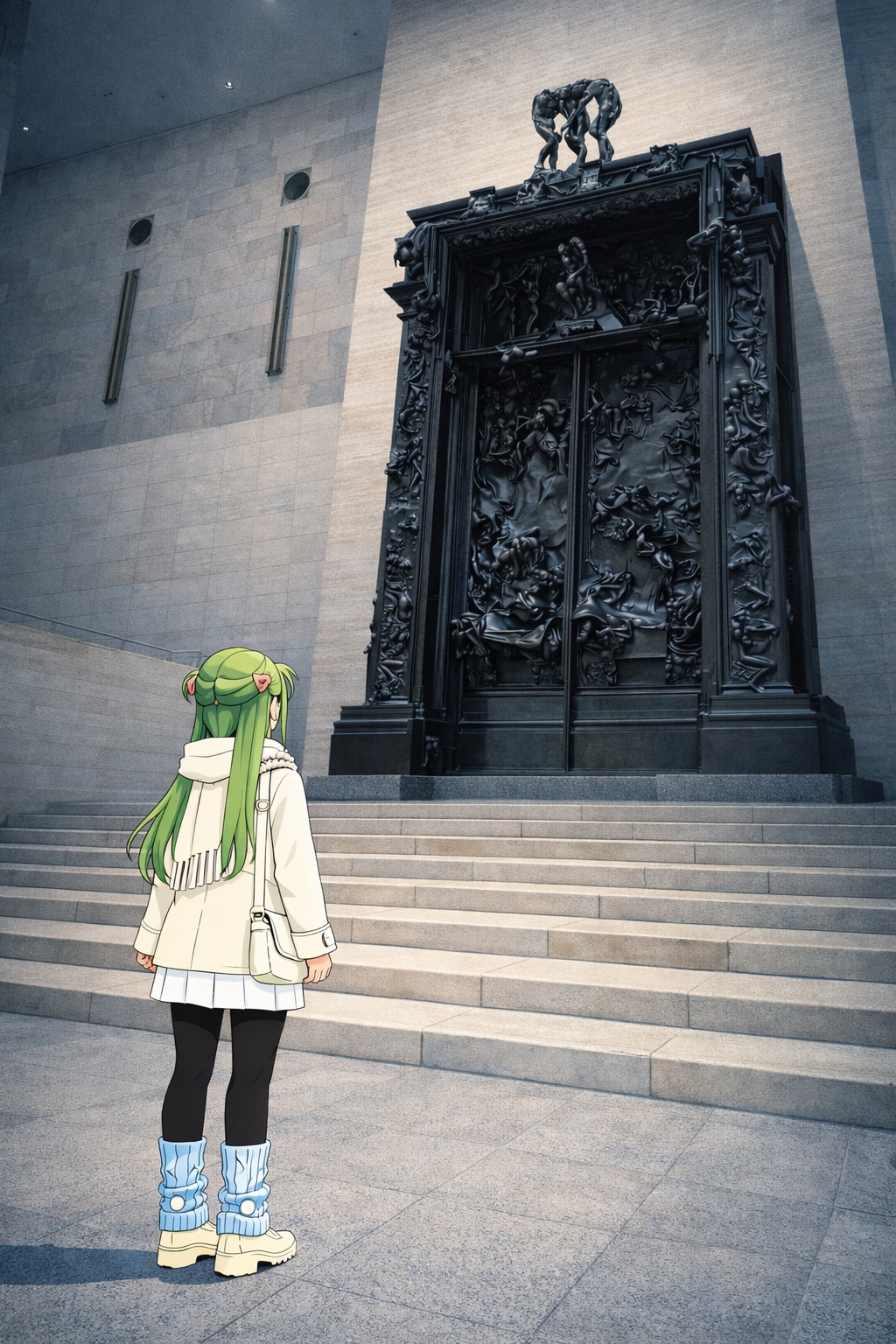 静岡県立美術館 ロダン館《地獄の門》— Scale Study | の人気AIイラスト・グラビア