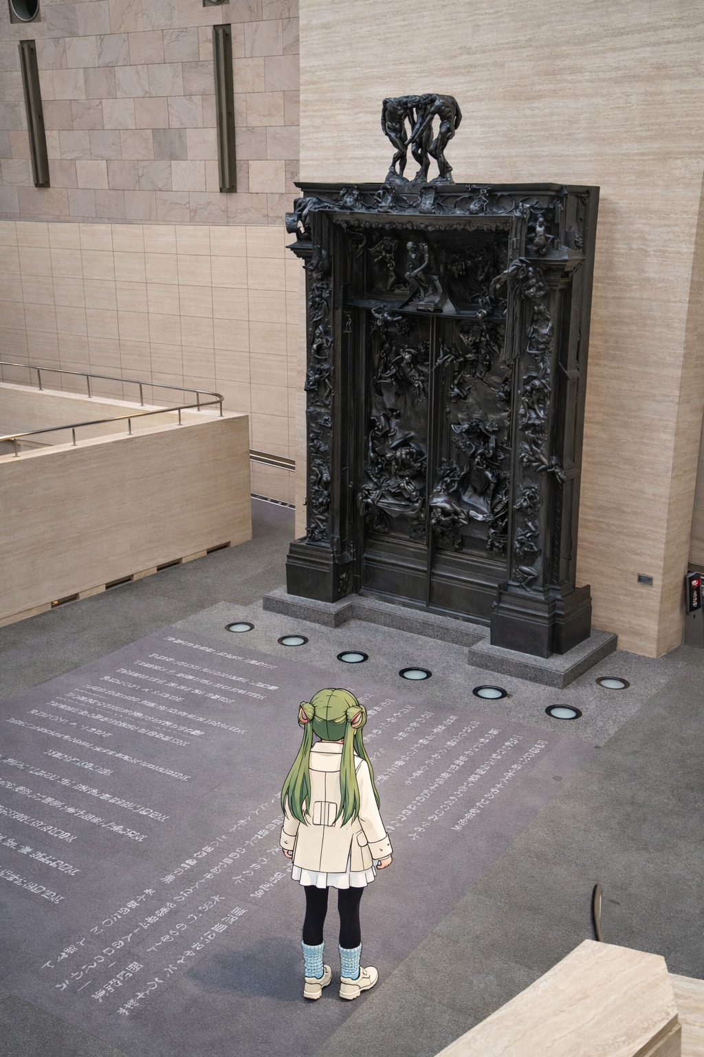 静岡県立美術館 ロダン館《地獄の門》— Scale Study