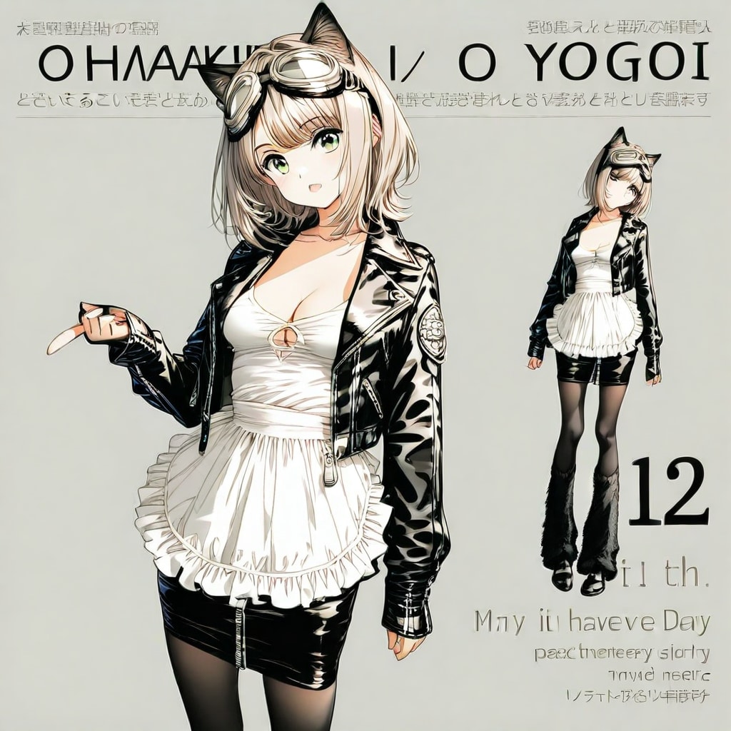 日本人初飛行の飛行機の日ゴーグルコーデ