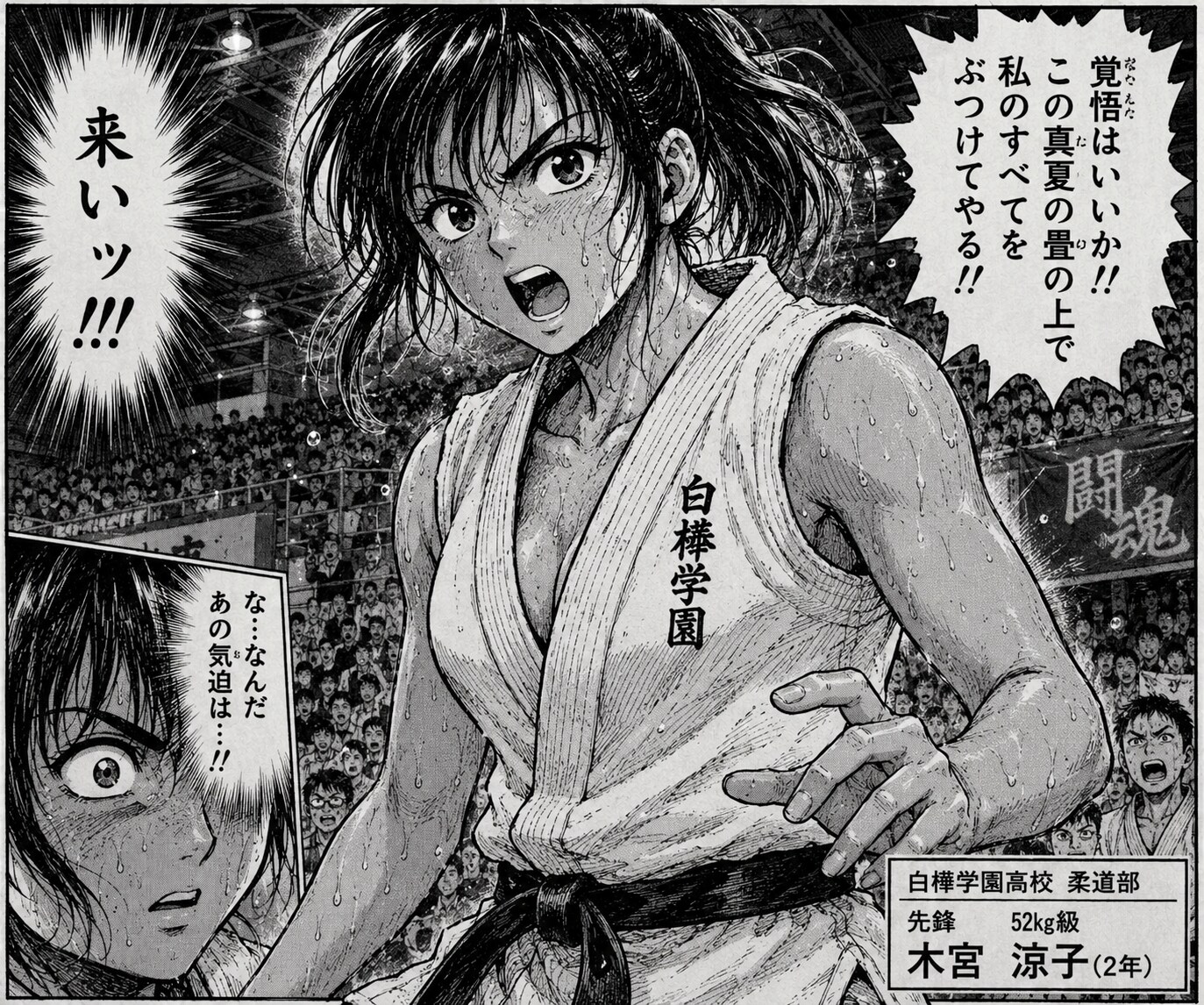 漫画「乱取蘭」