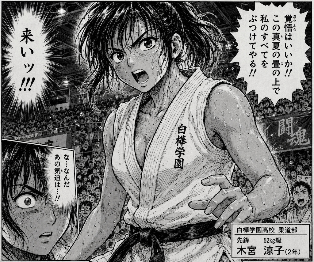 漫画「乱取蘭」